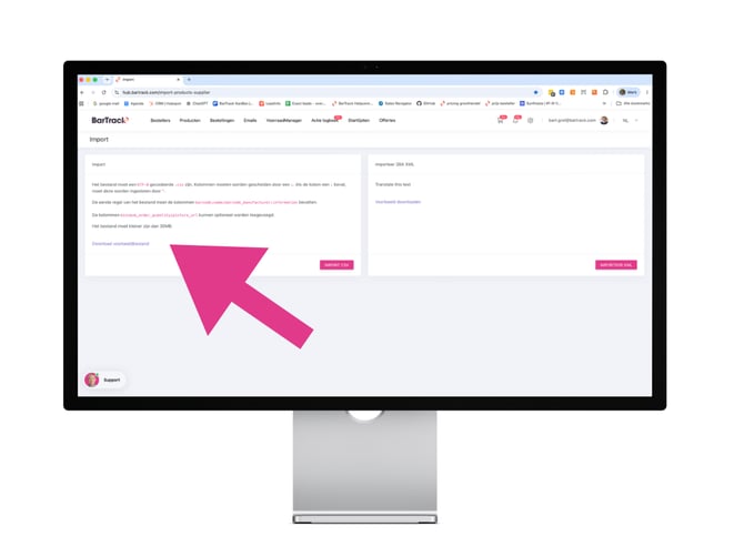HuB - Artikelinformatie importeren met CSV