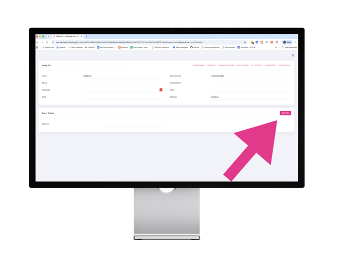 HuB - Integratie Exact Online voor groothandels - Koppel account in Exact