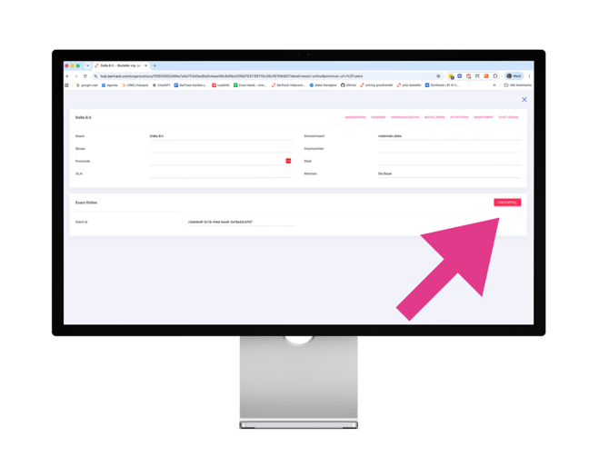 HuB - Integratie Exact Online voor groothandels - Ontkoppel een account