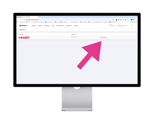 HuB - Integratie Exact Online voor groothandels - ontkoppel account