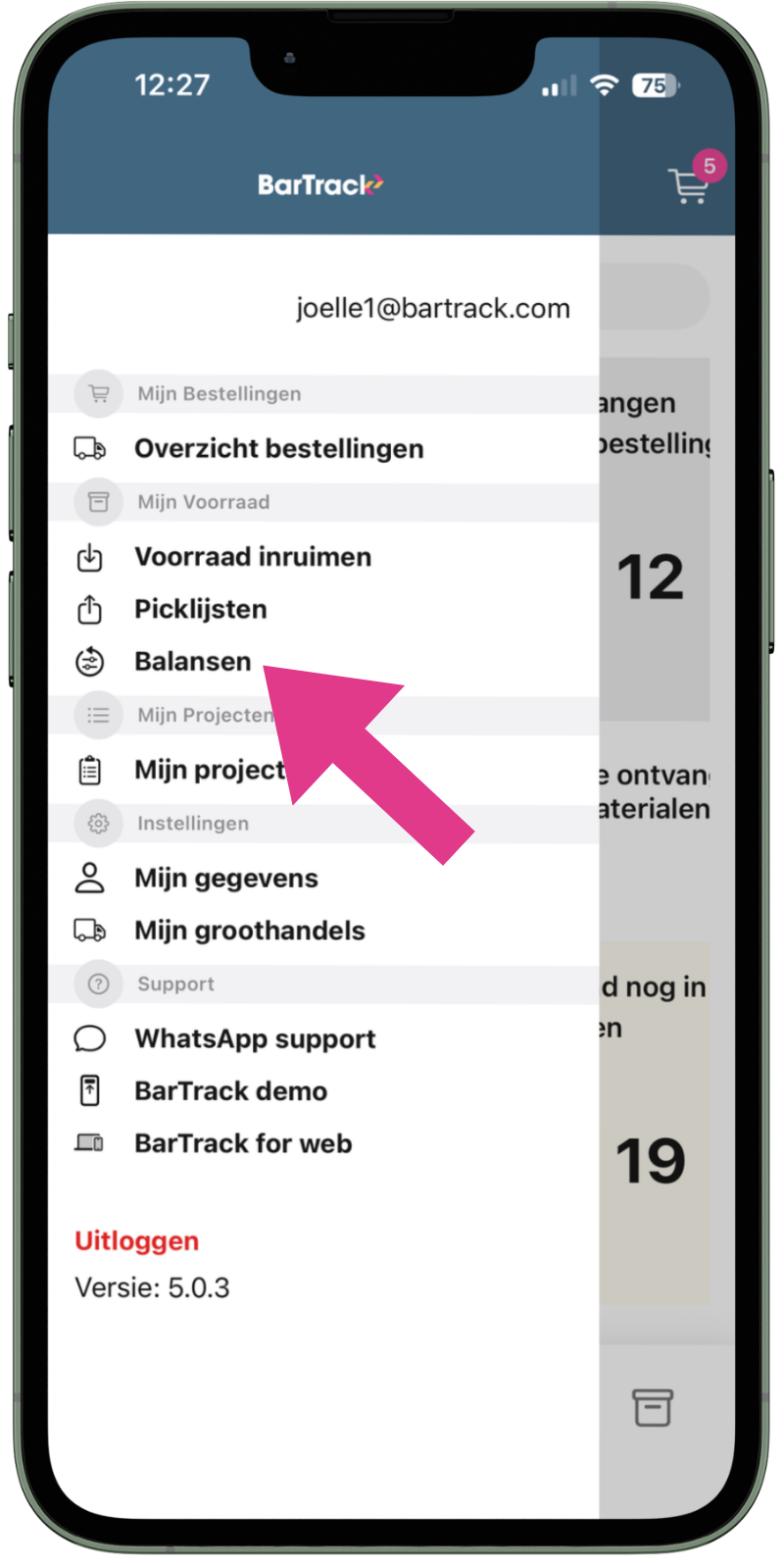 Menu - Balansen