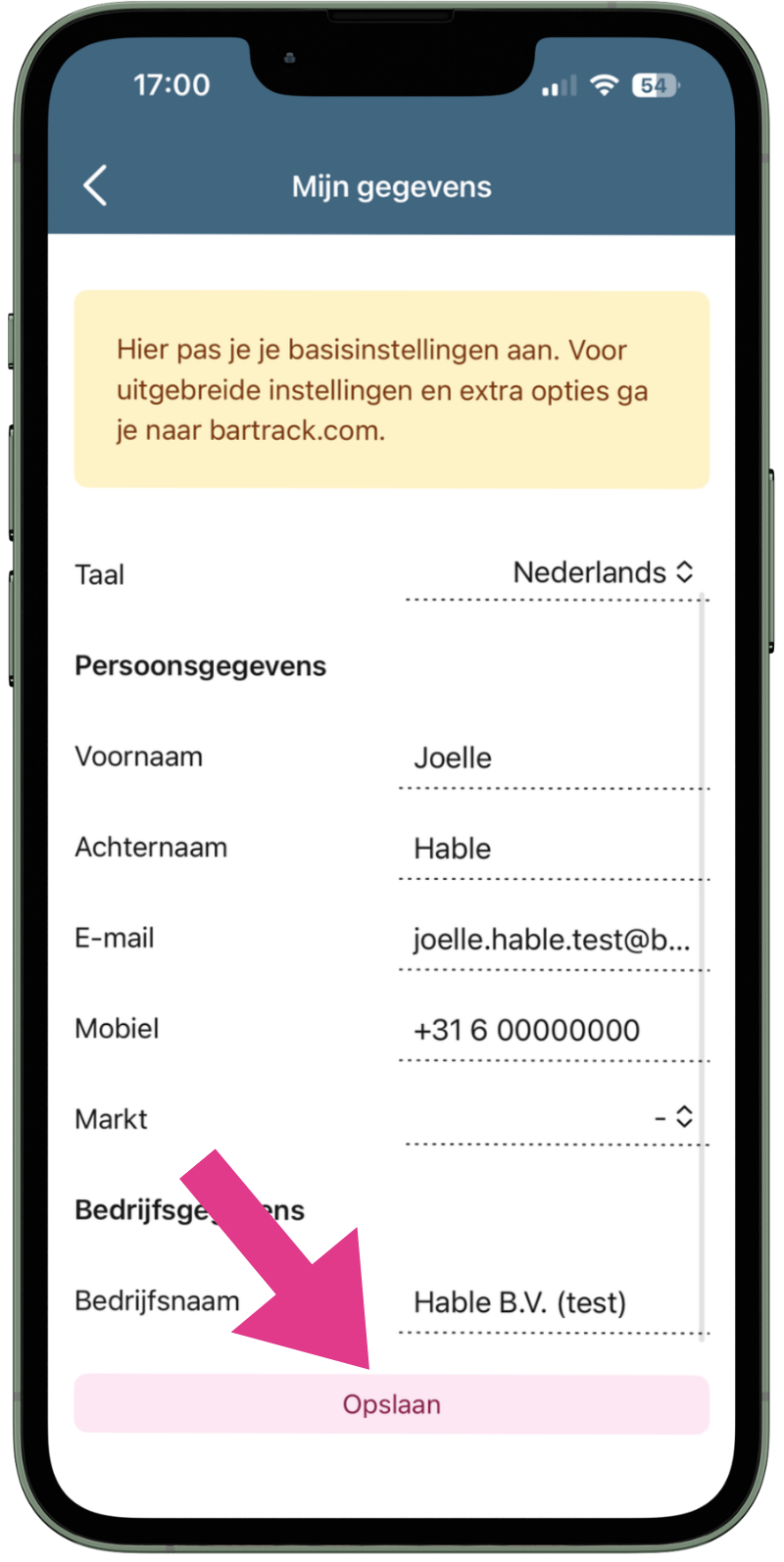 Mijn gegevens