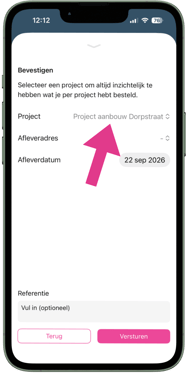 Verstuur - project