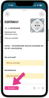 Zoeken - via scannen bestellen
